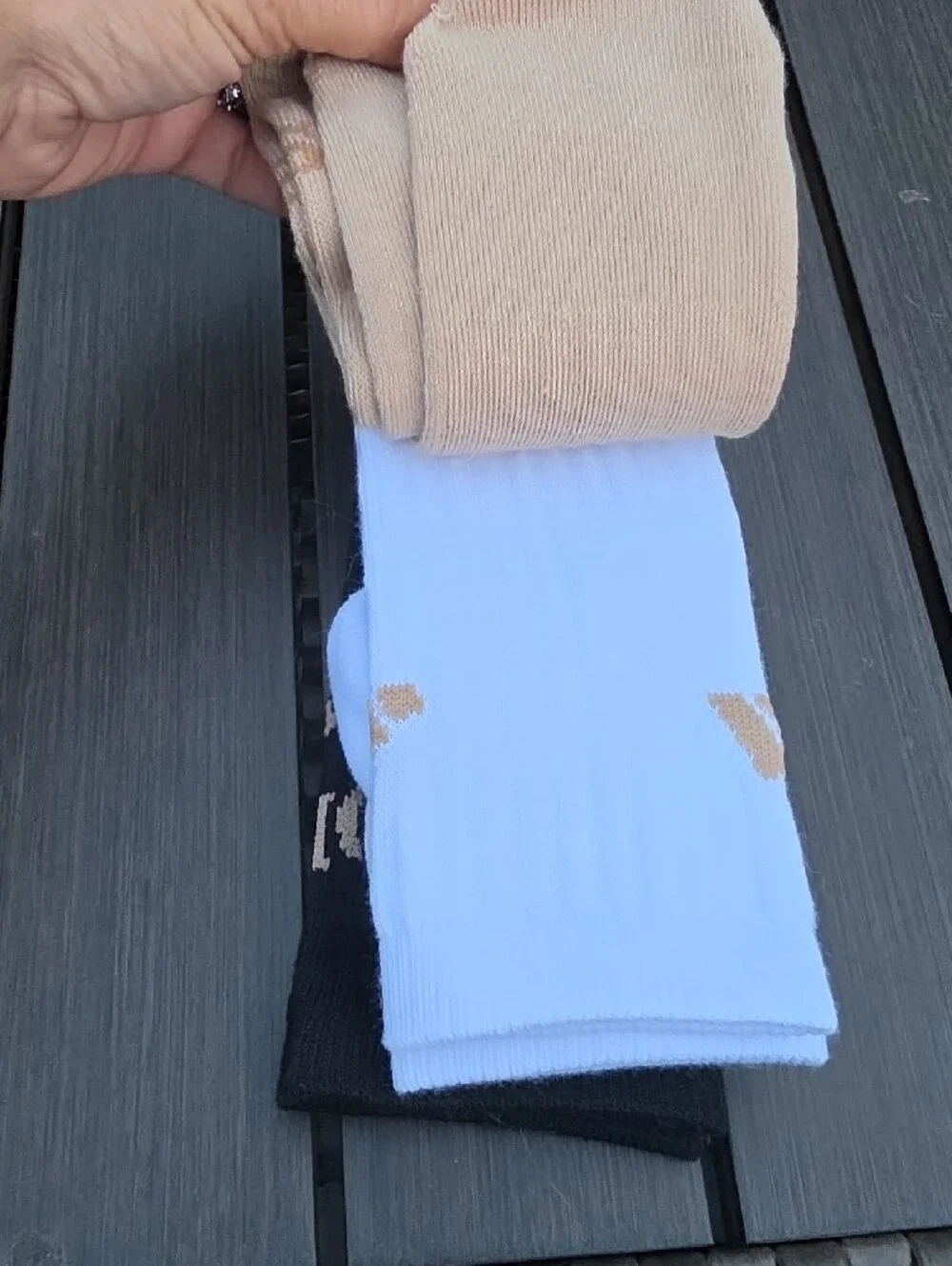 adidas Men’s Crew Socks in Beige with Logo Size 6-12